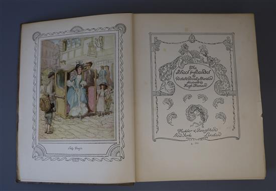 Sheridan, Richard Brinsley - The School for Scandal, illustrated by Hugh Thompson,